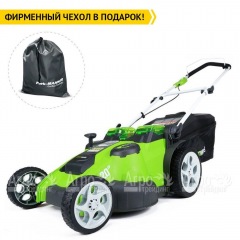 Газонокосилка аккумуляторная GreenWorks G-Max G40LM49DB 40V 49 см Twin Force (без батареи и зарядного устройства) во Владимире