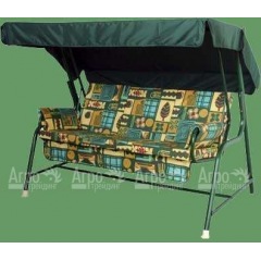 Трехместные садовые качели "ИРИС" с раскладывающейся спинкой во Владимире