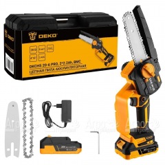 Аккумуляторная пила DEKO DKCHS 20-6 PRO 6" в кейсе во Владимире