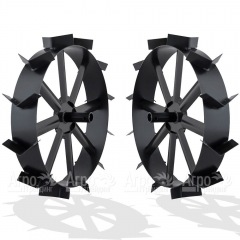 Грунтозацепы ширина 100 мм, диаметр 360 мм, диаметр вала 25 мм, протектор ёлочка для использования с окучником  во Владимире