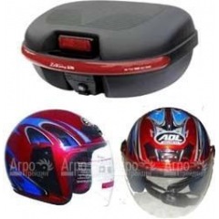 Комплект H1 (Кофр из мягкого (РР) пластика + 2 открытых шлема внутри) во Владимире