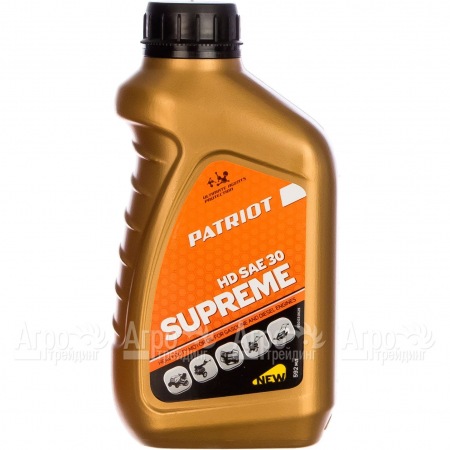 Масло Patriot Supreme HD SAE 30 592 мл для 4-х тактных двигателей во Владимире