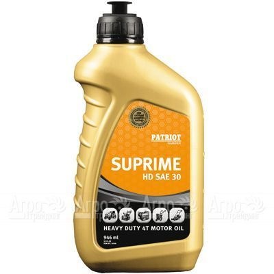 Масло Patriot Supreme HD SAE 30 946 мл для 4-х тактных двигателей во Владимире