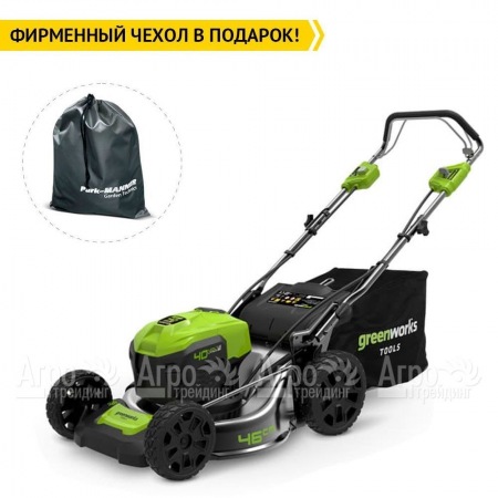 Газонокосилка аккумуляторная GreenWorks GD40LM46SP  во Владимире