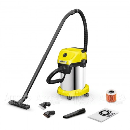 Хозяйственный пылесос Karcher WD 3 S V-19/4/20 SuctionBrushKit во Владимире