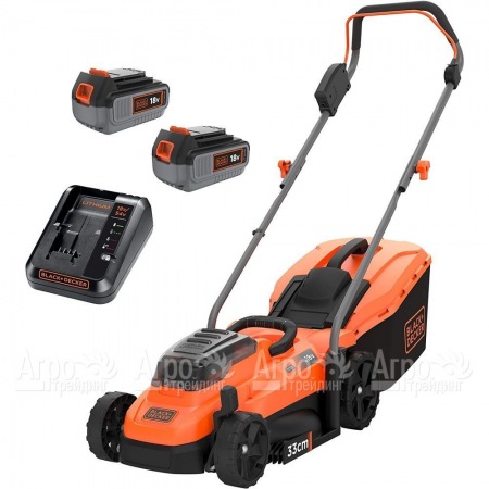 Газонокосилка аккумуляторная Black+Decker BCMW33184L2 во Владимире