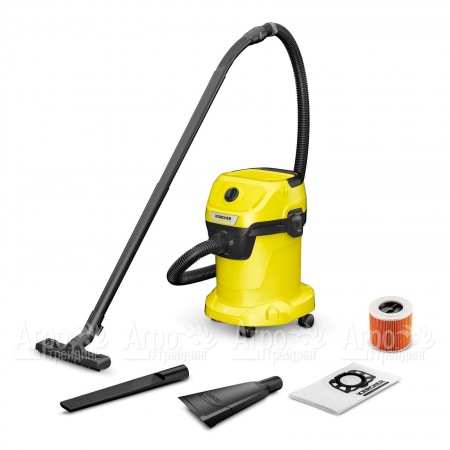 Хозяйственный пылесос Karcher WD 3 V-17/4/35 + Nozzles во Владимире