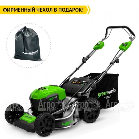 Газонокосилка аккумуляторная GreenWorks GD40LM46SPK6 во Владимире