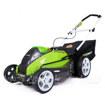 Газонокосилка аккумуляторная GreenWorks G-Max G40LM45 40V 45 см (без батареи и зарядного устройства)  во Владимире