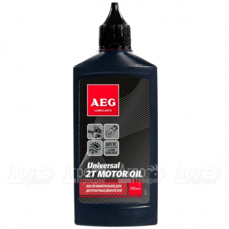 Масло минеральное AEG Universal 2T Motor Oil API TC 100 мл для 2-х тактных двигателей во Владимире