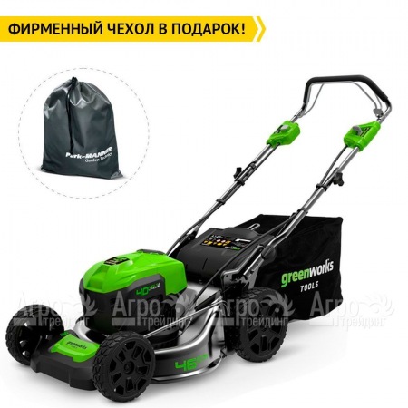 Газонокосилка аккумуляторная GreenWorks GD40LM46SPK4 во Владимире