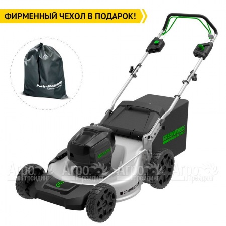 Газонокосилка аккумуляторная GreenWorks GC82LM51SPK5 во Владимире