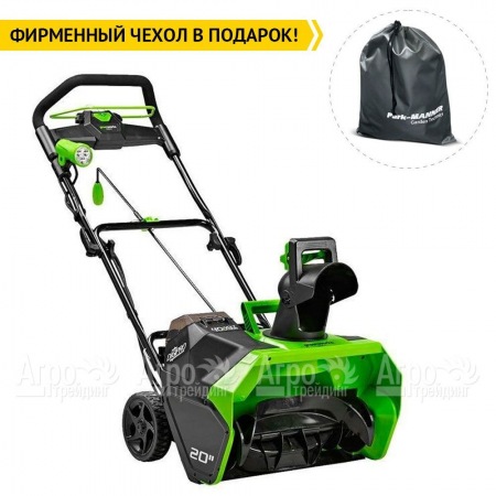 Снегоуборщик аккумуляторный GreenWorks GD40STK5 5 Ач во Владимире