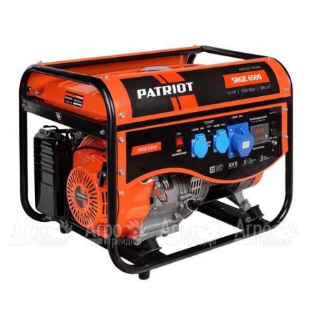 Бензогенератор Patriot Max Power SRGE-6500 5 кВт   во Владимире