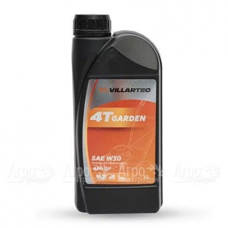 Масло моторное летнее Villartec 5098410000 4T Garden SAE W-30, 1 л для 4-х тактных двигателей во Владимире