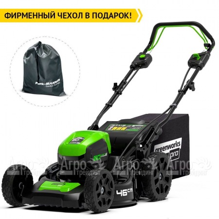 Газонокосилка аккумуляторная GreenWorks GD80LM46SPK4  во Владимире