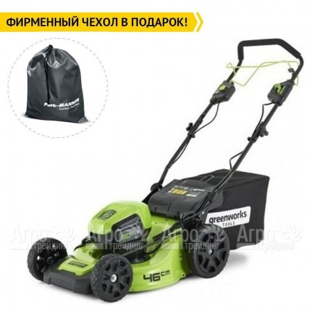 Газонокосилка аккумуляторная GreenWorks GD60LM46SPK4  во Владимире